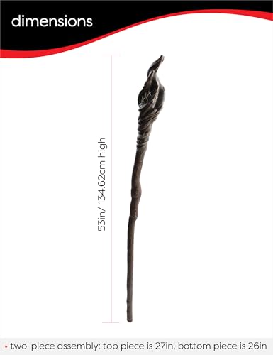 Rubies Lord Of The Rings The Hobbit: Gandalf Staff for Adults, Men's One Size