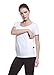 Graystone Holster Shirt Scoop Neck Concealed Carry Clothing for Women - Deep Concealment Compression CCW Clothes (White, Medium)