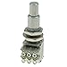 KAISH Guitar Bass Mini Dual Pots Stacked Concentric Potentiometer Pot with Center Detent Korea Made B500K