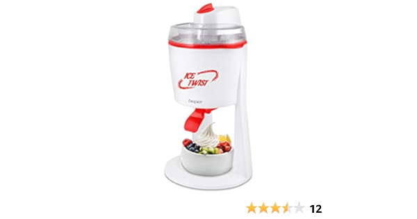 Beper Maquina para hacer helados Ice Twist color blanco ...