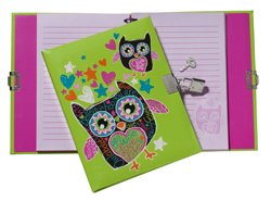 Three Cheers for Girls Owl Diary Accent