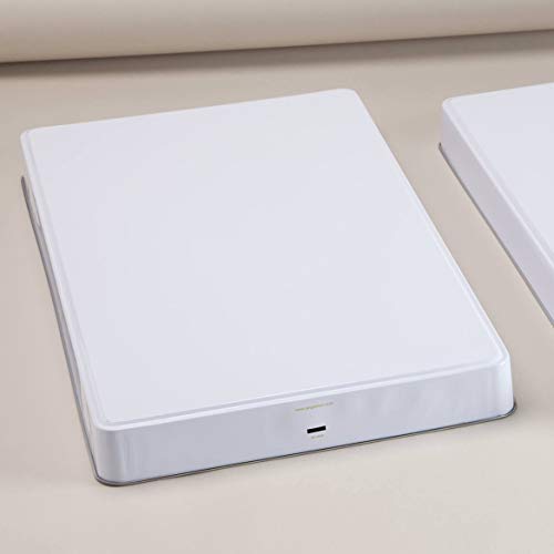 Set of 2 Extra Deep Burner Covers for Electric or Gas Stove Burners