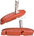 Kool Stop Cantilever Thinline, Cantilever Brake Pads, Non-Threaded Posts, Salmon, Red, Pairthumb 1