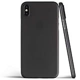 totallee Thin iPhone Xs Max Case, Thinnest Cover Ultra Slim Minimal - for Apple iPhone Xs Max (2018) (Frosted Black)