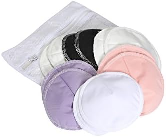 Momma Soft Organic Natural Bamboo Nursing Pads (12 Pack) - Reusable &amp; Washable, Soft &amp; Hypoallergenic Breastfeeding Pads