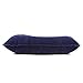 Ptatoms Outdoor Flocking Fabric Inflatable Pillow Cushion for Home Travelling Camping Rest (Dark Blue)