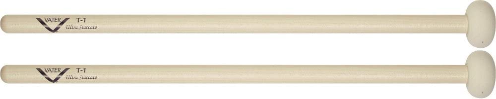 Vater Drumsticks T1 - Timpani Mallets - Tapered Shaft - Hard - Ultra Staccato — image 1