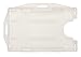 Card Holder - Id Badge Holder - 1-3 Card Holder (1- Pack, Clear)