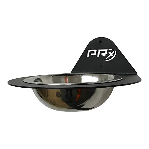 PRx Performance Gym Chalk Bowl Container, Wall Mounted Powder Hand Chalk Holder, Space Saving Home and Commercial Gym Accessory for Weight Lifting and Strength Training, Garage Gym