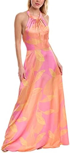 aidan mattox orange dress Orange Tie Dye Gown by Aidan AIDAN MATTOX