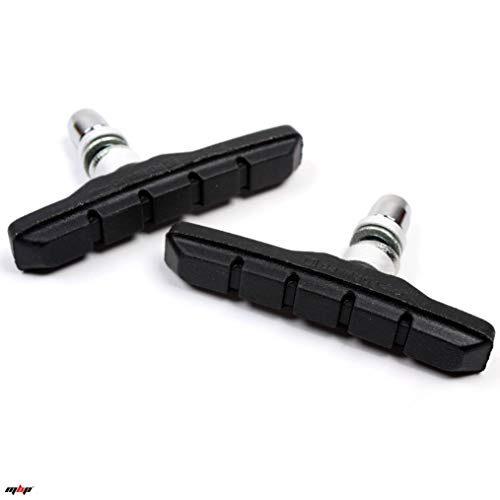 MBP 70mm V-Type MTB Bicycle Brake Shoes/Pads with Nut and Bolt (Quiet)