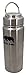 Rhino Zing Stainless Steel Water Bottle and Beer Growler w/Stainless Steel Lid, Insulated, Wide Mouth, 18-Ounce, Classic Stainless