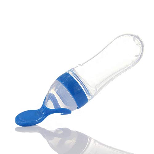 Gaodear 90ml Feeding Bottle Silicone Squeeze Style Rice Cereal