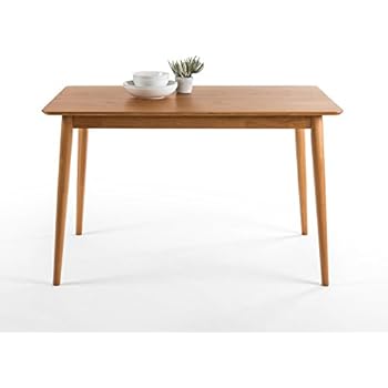 Zinus Jen Mid-Century Modern Wood Dining Table / Natural