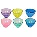 Superdental New Brand 6PCS Lab Flexible Alginate Rubber Mixing Colour Bowl Small/Medium/Large Size