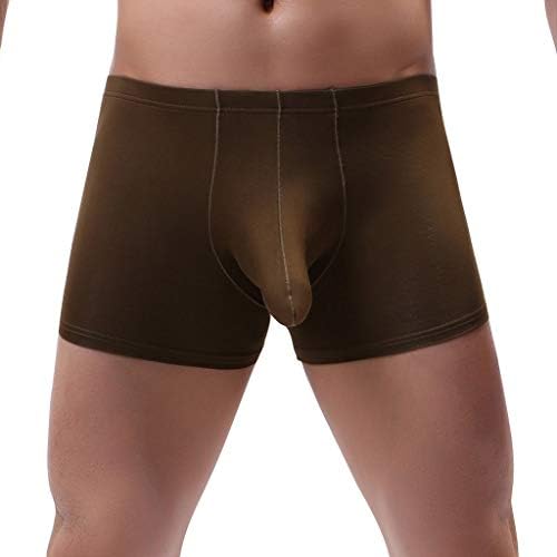 Kecar Men's Sexy Boxer Briefs Shorts Underwear Soft Breathable Knickers Short Underpants