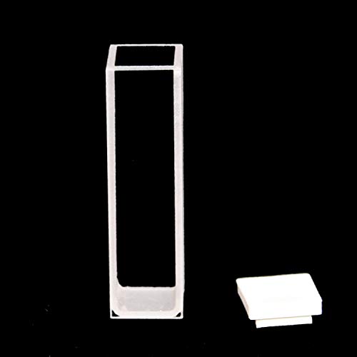 Standard Glass Cuvette Cell Spectrophotometer cuvettes 10mm pathlegnth, 3.5ml; 4 pcs Spectrometer Cell 2 Clear Windows - Thumbnail 2