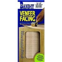 Band-It 24910 Paper Back Real Wood Veneer Facing, 24" x 96", Red Oak