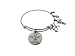 Envious Gems I'd Rather Be Riding Horse Silver Tone Expandable Wire Bracelet