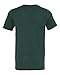 Canvas mens Unisex Jersey Short-Sleeve T-Shirt(3001C)-FOREST-L