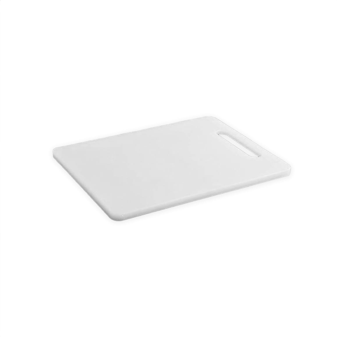 GOOD STUFF White Plastic Chopping Board with Slot, Size 25 x 15 cm (1 Piece)