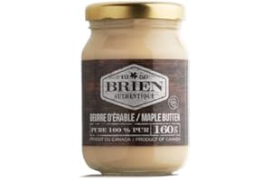 Brien Maple Butter | Soft Spreadable Maple Cream | Vegan, Paleo Maple Butter Contains No Milk | Made With Grade A Pure Maple 