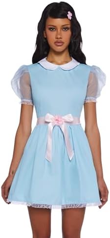 blue dress the shining The Shining Twins Women Blue Dress Outfit Carnival Halloween Cosplay Costume