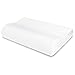 VECELO Memory Foam Contour Pillow, for Side Sleeper-Relieve Neck Pain with Washable Zippered Anti-Dust Breathable Cover-Standard Size for Adult & Children, White