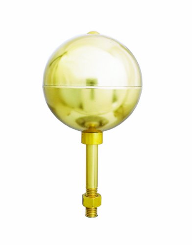 Ball Ornament, Aluminum, Gold