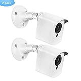 Bsioff Wyze Camera Wall Mount Bracket, Protective Cover with Security Wall Mount for Wyze Cam V2 V1 and Ismart Spot Camera Indoor Outdoor Use (2 Pack)