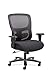 Sadie Big and Tall Office Computer Chair, Height Adjustable Arms with Adjustable Lumbar, Black (HVST141) primary