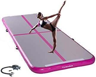 Gymeden Multipurpose extensible air Track Tumbling mat for Gymnastics Inflatable Gymnastics air Track mat Gym Equipment mat Gym Exercise mat Yoga Exercise mat Yoga Wrestling Cheerleading Water Gym