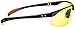 Uvex S4222XXC Protégé Safety Eyewear, Metallic Black Frame, Amber UV Extreme Anti-Fog Extended Lens