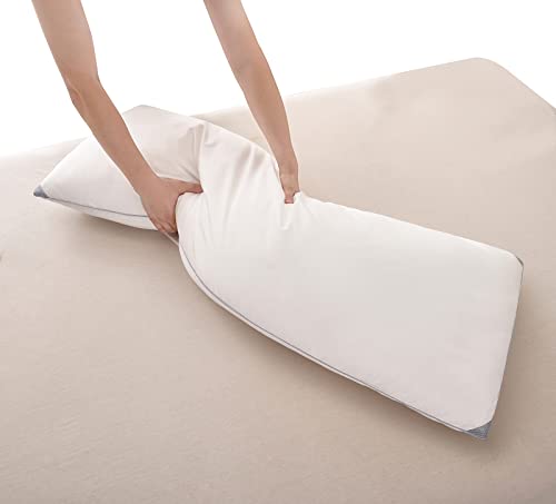 Leeden Full Body Pillow For Adults, Soft And Fluffy Long Pillow