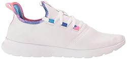 adidas Women's Casual Running Shoe, White/Acid