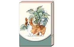 Punch Studio Houseplant Corgi Pocket Notepad