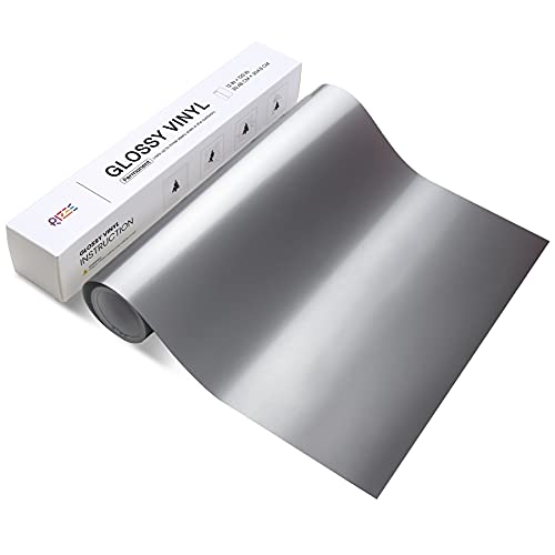 Permanent Vinyl for Cricut, Silhouette Cameo Vinyl Cutters, 12×120 Inches Glossy Vinylfor Signs