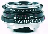 Voigtlander Color-Skopar Pan 35mm F/2.5 Wide Angle Manual Focus Lens -
Black