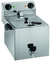 Freidora eléctrica profesional - 1 cubeta de 8 litros - 3,25 kW ...