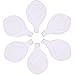 AZOWA White Balloons 36 Inch Big Round Balloon Pack of 6