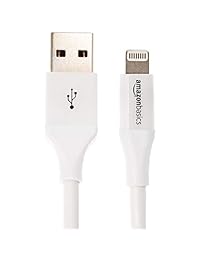 Basics - Cable USB A con conector Lightning, colección avanzada, 1.8 m, Paquete de 2