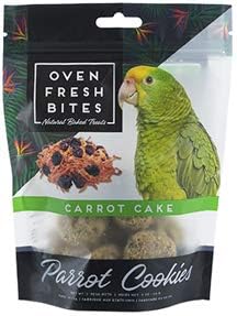 Oven Fresh BitesBirdie Munchies Pet Treat, 4-Ounce (Carrot Cake)