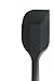 StarPack Basics Silicone Spatula Set of 2 (1 Small, 1 Large), High Heat Resistant to 480°F, Hygienic One Piece Design, Non Stick Rubber Cooking Utensil Set (Gray Black)
