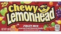 Chewy Lemonhead Fruit Mix Candy Boxes, Assorted Flavors, 0.8 Ounce Each (Pack of 24) Thank you so much for your purchase. I hope you are happy with it and I hope to do business with you again.