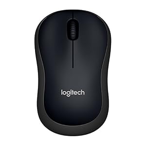 Logitech B220 SILENT Mouse Wireless, 2,4 GHz con Ricevitore USB, Tracciamento Ottico 1000 DPI, Durata Batteria di 18 Mesi, Ambidestro, Compatibile con PC, Mac, Laptop – Grigio