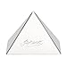 Ateco Stainless Steel Small Pyramid Mold, 2.25 by 1.5-Inches High,Silver
