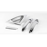 SAFE Chrome Door Catch Molding Trim 6-pc Set for 2011 2012 2013 Hyundai Veloster
