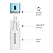 Travel Bottles Set, Nacuwa 4-In-1 Organized Leak Proof Travel Size Toiletries, Refillable Travel Liquid/Lotion Container Travel Accessories - TSA Approved