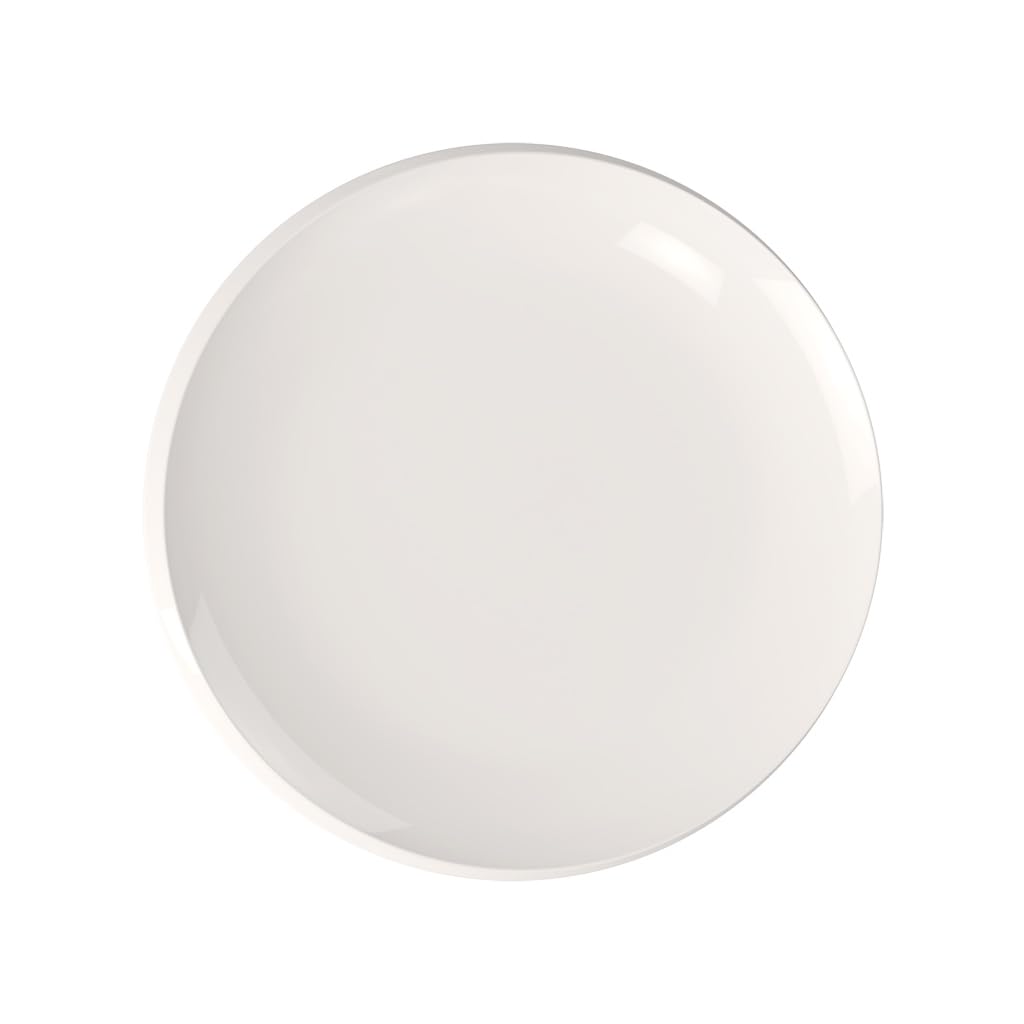 Villeroy & Boch - NewMoon gourmet plate, modern plate for special occasions, premium porcelain, dishwasher safe, 32 cm, white
