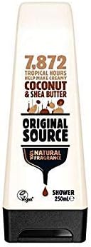 Original Source Moisturising Coconut & Shea Butter Shower Gel 250ml Pack of 4